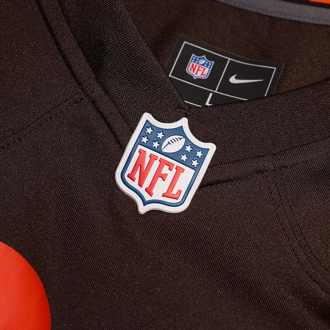 Zennovawear Men's Cleveland Browns Myles Garrett Brown Alternate Game Jersey
