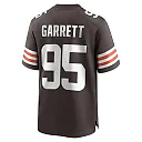 Zennovawear Men's Cleveland Browns Myles Garrett Brown Game Jersey