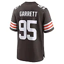 Zennovawear Men's Cleveland Browns Myles Garrett Brown Team Game Jersey