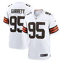 Zennovawear Men's Cleveland Browns Myles Garrett White Away Game Jersey