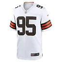 Zennovawear Men's Cleveland Browns Myles Garrett White Away Game Jersey