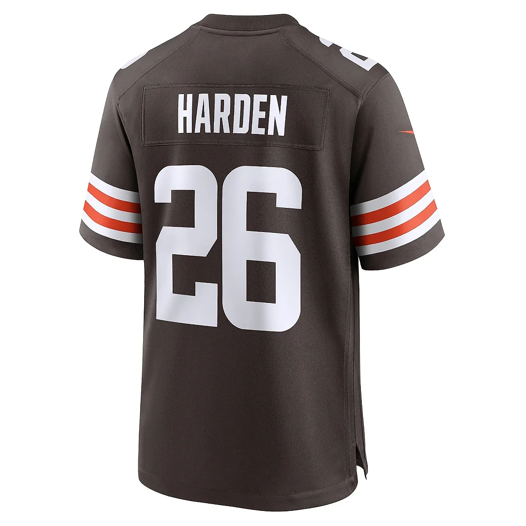 Zennovawear Men's Cleveland Browns Myles Harden Brown Team Game Jersey