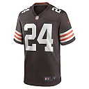 Zennovawear Men's Cleveland Browns Nick Chubb Brown Game Jersey