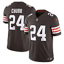 Zennovawear Men's Cleveland Browns Nick Chubb Brown Vapor F.U.S.E. Limited Jersey