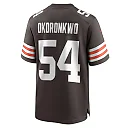 Zennovawear Men's Cleveland Browns Ogbonnia Okoronkwo Brown Game Player Jersey