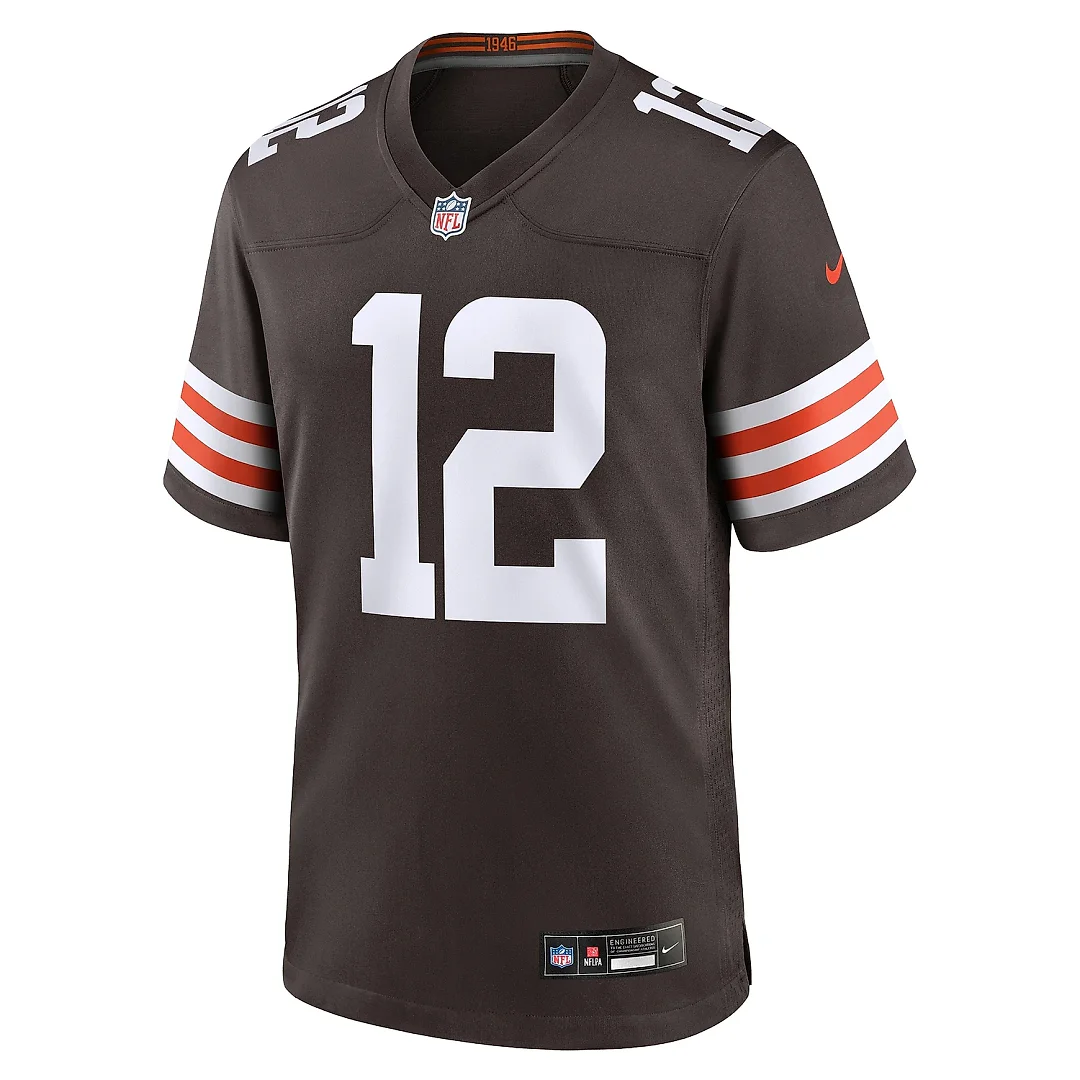 Zennovawear Men's Cleveland Browns Rodney McLeod Jr Brown Team Game Jersey