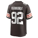 Zennovawear Men's Cleveland Browns Sam Kamara Brown Team Game Jersey