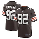 Zennovawear Men's Cleveland Browns Sam Kamara Brown Team Game Jersey