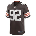 Zennovawear Men's Cleveland Browns Sam Kamara Brown Team Game Jersey