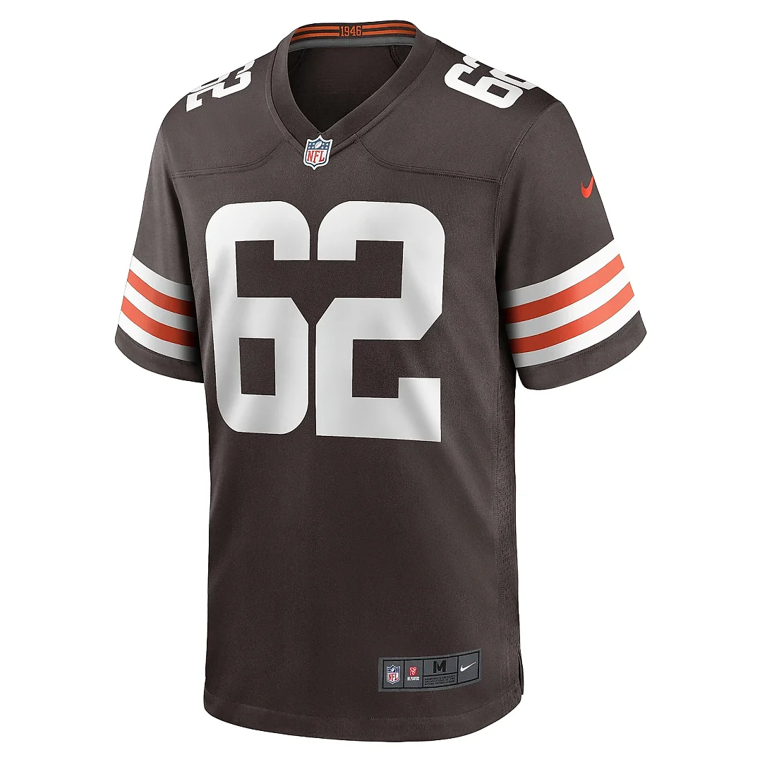Zennovawear Men's Cleveland Browns Siaki Ika Brown Team Game Jersey