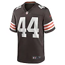 Zennovawear Men's Cleveland Browns Sione Takitaki Brown Game Jersey