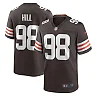 Zennovawear Men's Cleveland Browns Trysten Hill Brown Game Jersey