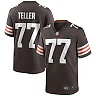Zennovawear Men's Cleveland Browns Wyatt Teller Brown Game Jersey