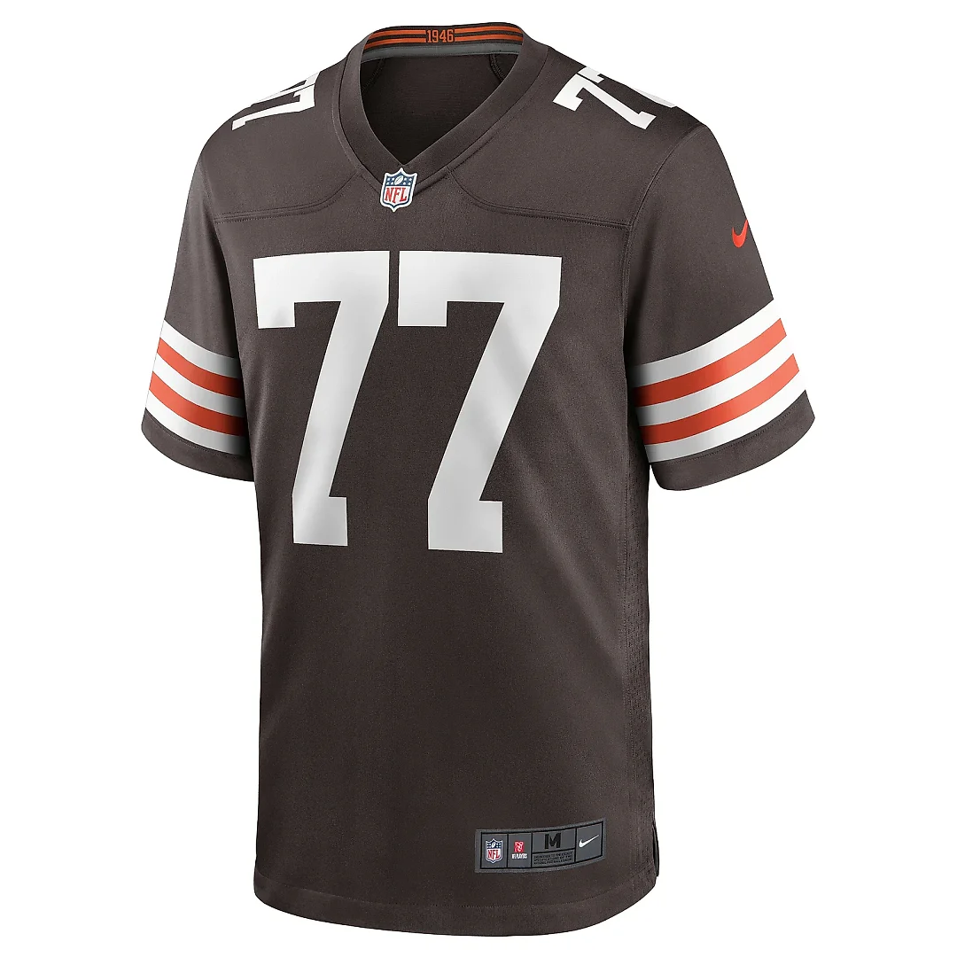 Zennovawear Men's Cleveland Browns Wyatt Teller Brown Game Jersey