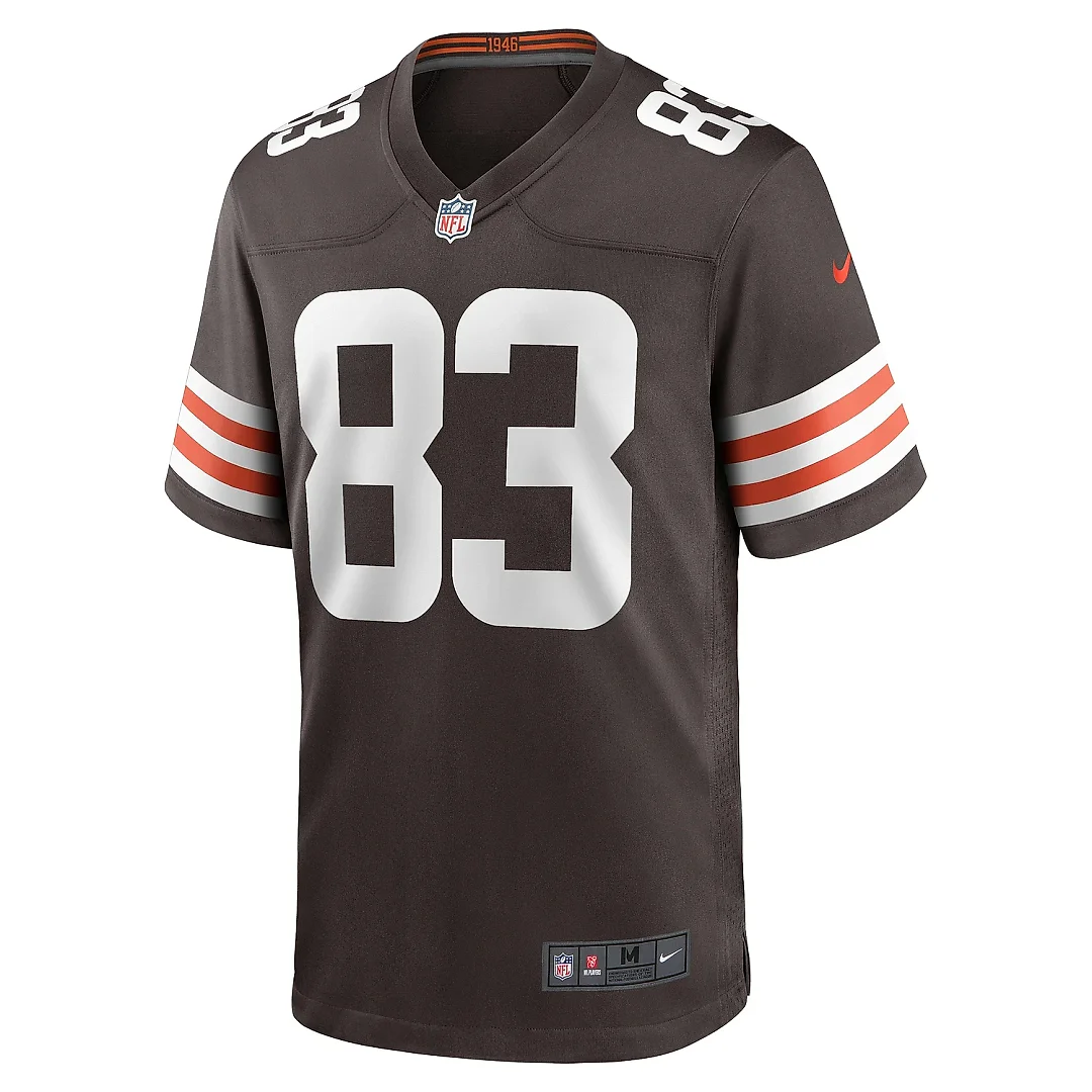 Zennovawear Men's Cleveland Browns Zaire Mitchell-Paden Brown Team Game Jersey