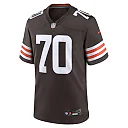 Zennovawear Men's Cleveland Browns Zak Zinter Brown Team Game Jersey