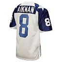 Zennovawear Men's Dallas Cowboys 1994 Troy Aikman Mitchell & Ness White Throwback Retired Player Jersey