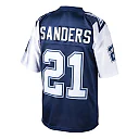Zennovawear Men's Dallas Cowboys 1995 Deion Sanders Mitchell & Ness Navy Throwback Retired Player Jersey