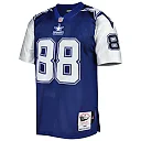 Zennovawear Men's Dallas Cowboys 1995 Michael Irvin Mitchell & Ness Navy Throwback Retired Player Jersey