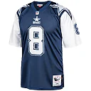 Zennovawear Men's Dallas Cowboys 1995 Troy Aikman Mitchell & Ness Navy Throwback Retired Player Jersey
