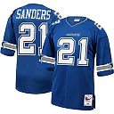 Zennovawear Men's Dallas Cowboys 1996 Deion Sanders Mitchell & Ness Royal Throwback Retired Player Jersey