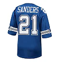 Zennovawear Men's Dallas Cowboys 1996 Deion Sanders Mitchell & Ness Royal Throwback Retired Player Jersey