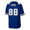 Zennovawear Men's Dallas Cowboys 1996 Michael Irvin Mitchell & Ness Royal Throwback Retired Player Jersey