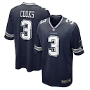 Zennovawear Men's Dallas Cowboys Brandin Cooks Navy Game Jersey