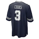 Zennovawear Men's Dallas Cowboys Brandin Cooks Navy Game Jersey