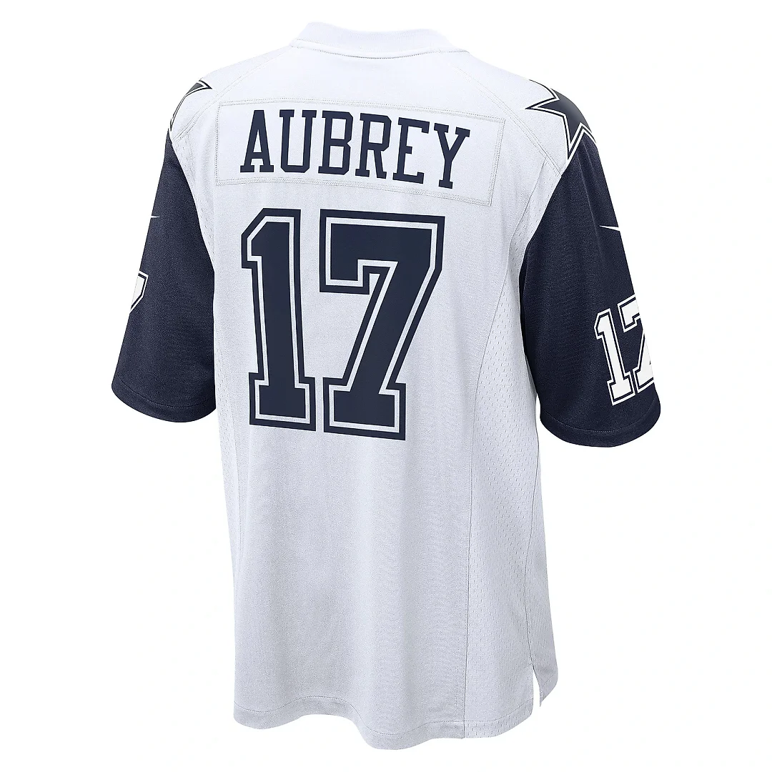 Zennovawear Men's Dallas Cowboys Brandon Aubrey White Alternate Game Jersey