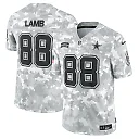 Zennovawear Men's Dallas Cowboys CeeDee Lamb Arctic Camo 2024 Salute to Service Limited Jersey
