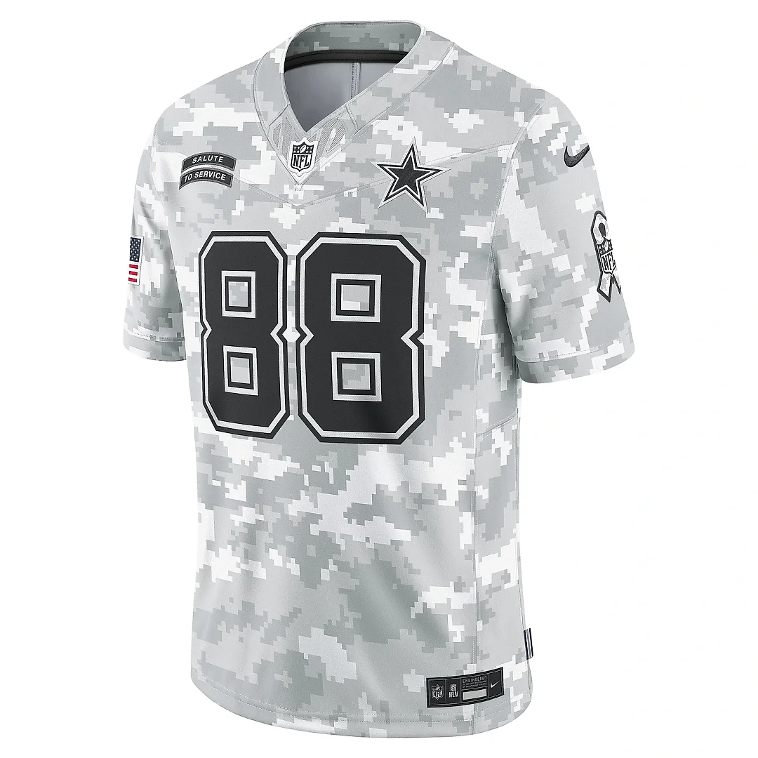 Zennovawear Men's Dallas Cowboys CeeDee Lamb Arctic Camo 2024 Salute to Service Limited Jersey