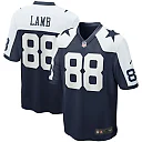 Zennovawear Men's Dallas Cowboys CeeDee Lamb Navy Alternate Game Team Jersey