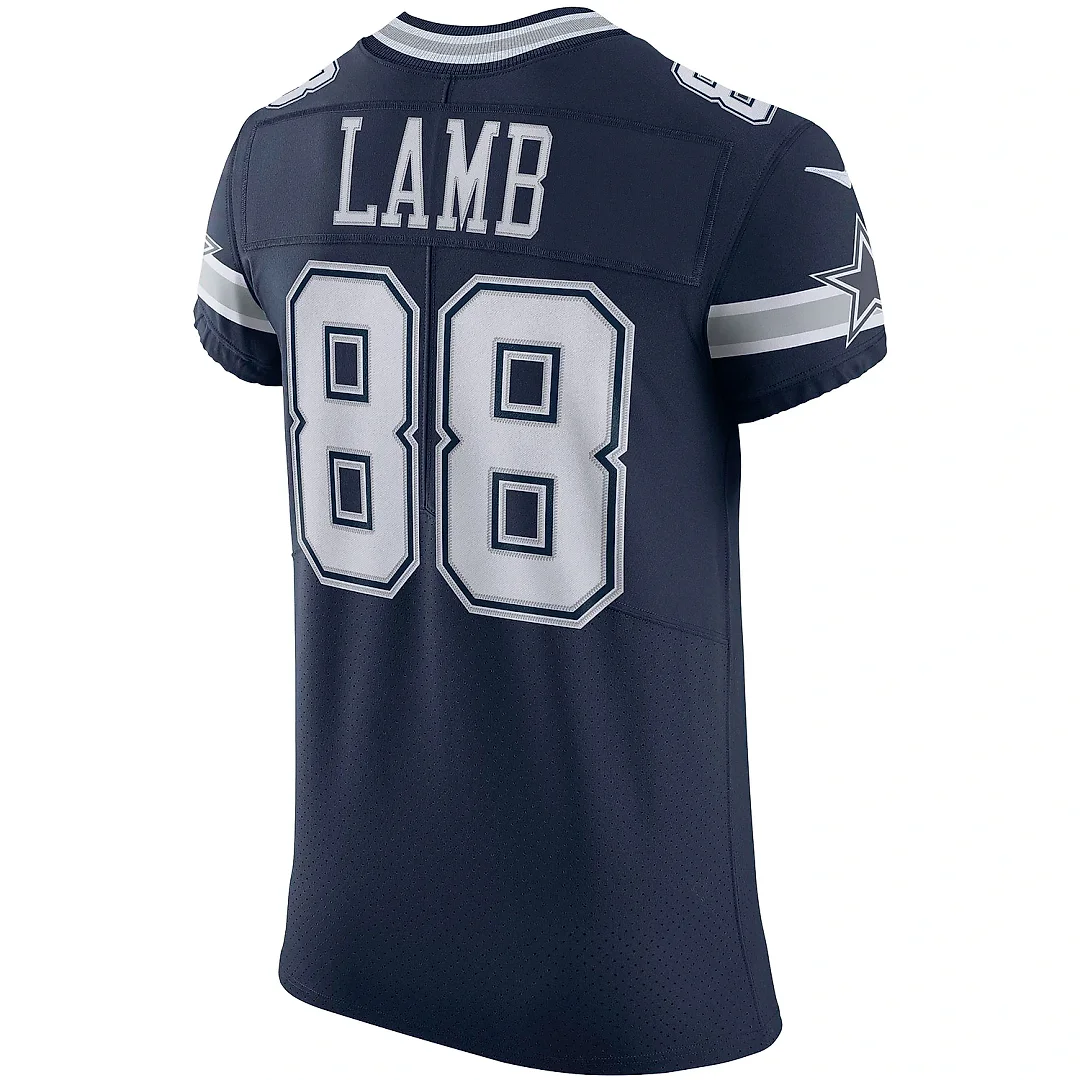 Zennovawear Men's Dallas Cowboys CeeDee Lamb Navy Vapor Elite Jersey