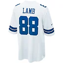 Zennovawear Men's Dallas Cowboys CeeDee Lamb White Game Team Jersey