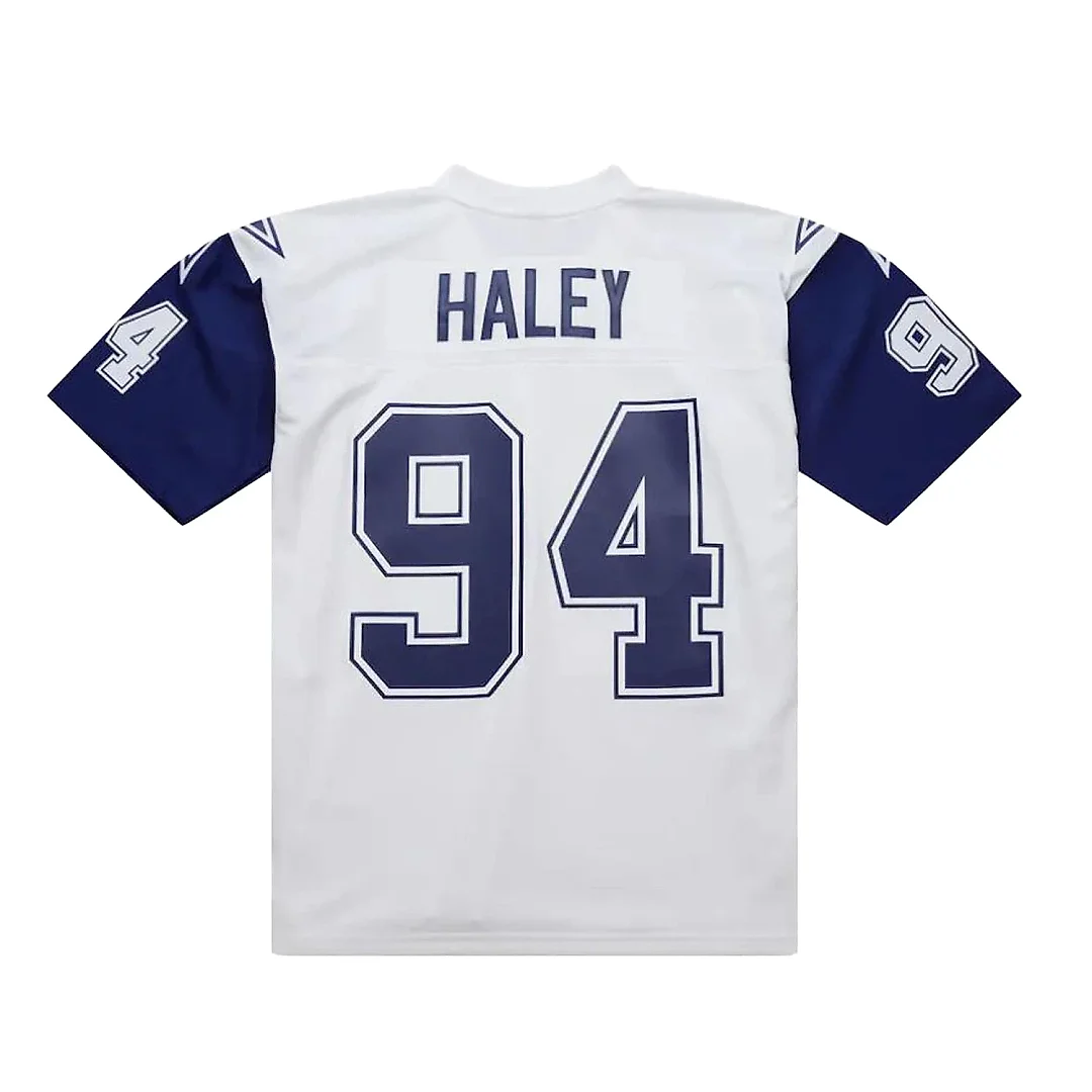 Zennovawear Men's Dallas Cowboys Charles Haley Mitchell & Ness White 1994 Alternate Legacy Jersey