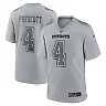 Zennovawear Men's Dallas Cowboys Dak Prescott Gray Atmosphere Fashion Game Jersey