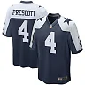 Zennovawear Men's Dallas Cowboys Dak Prescott Navy Alternate Game Team Jersey