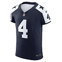 Zennovawear Men's Dallas Cowboys Dak Prescott Navy Alternate Vapor F.U.S.E. Elite Jersey