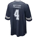 Zennovawear Men's Dallas Cowboys Dak Prescott Navy Game Team Jersey