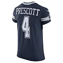 Zennovawear Men's Dallas Cowboys Dak Prescott Navy Vapor Elite Player Team Jersey