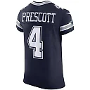 Zennovawear Men's Dallas Cowboys Dak Prescott Navy Vapor F.U.S.E. Elite Jersey