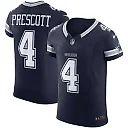 Zennovawear Men's Dallas Cowboys Dak Prescott Navy Vapor F.U.S.E. Elite Jersey