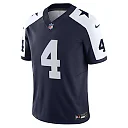 Zennovawear Men's Dallas Cowboys Dak Prescott Navy Vapor F.U.S.E. Limited Jersey