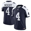 Zennovawear Men's Dallas Cowboys Dak Prescott Navy Vapor F.U.S.E. Limited Jersey