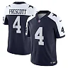 Zennovawear Men's Dallas Cowboys Dak Prescott Navy Vapor F.U.S.E. Limited Jersey