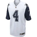 Zennovawear Men's Dallas Cowboys Dak Prescott White Alternate Game Jersey