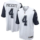 Zennovawear Men's Dallas Cowboys Dak Prescott White Alternate Game Jersey