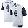 Zennovawear Men's Dallas Cowboys Dak Prescott White Alternate Legend Player Performance Top