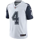 Zennovawear Men's Dallas Cowboys Dak Prescott White Color Rush Vapor Limited Jersey